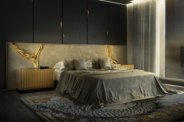 Eclectic bedroom interior design