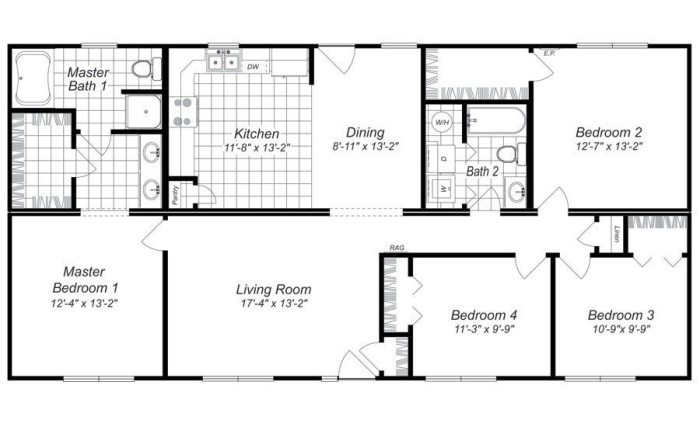 4 bedroom small house design