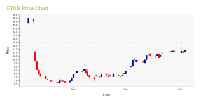 Etnb stock price